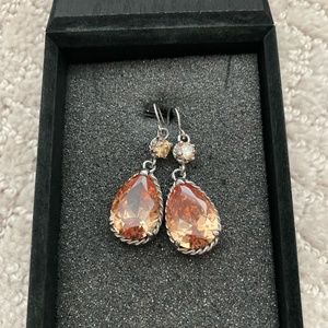 Beautiful yellow Crystal earring